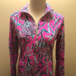 Lilly Pulitzer Skipper Popover - Elephants &Bamboo